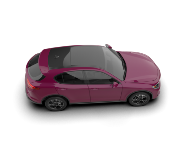 Pembe araba arka planda 3 boyutlu görüntüleme