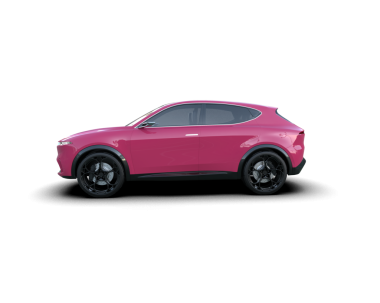 Araba beyazın üstünde. 3d illüstrasyon.