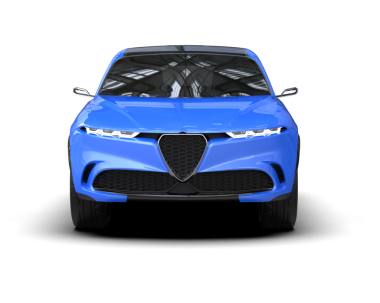 modern araba kırpma yolu ve gölgesi olan bir arkaplanda izole edildi