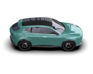 Beyaz arkaplandaki araba