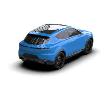 araba modern konsept. 3 boyutlu görüntüleme. izole resim