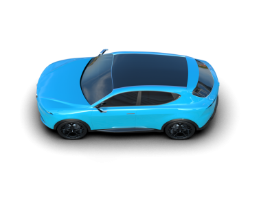 beyaz arka planda modern araba