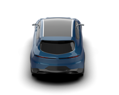 araba beyaz arkaplanda izole edildi