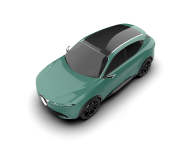 beyaz arka planda modern araba