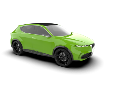 Modern lüks araba beyaz arka planda izole edilmiş, yüksek teknolojili araba.