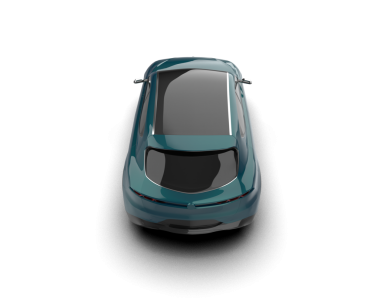 Daha az genel bir konsept arabanın 3 boyutlu çizimi