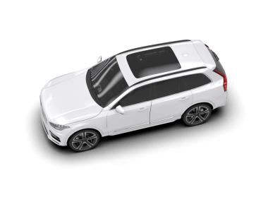 araba beyaz rengi siyah arkaplanda izole edilmiş.