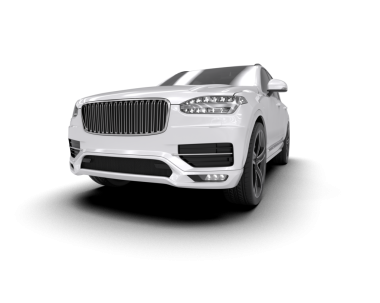 gümüş araba modern araba ön manzara