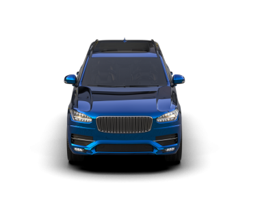 Arka planda izole edilmiş modern lüks araba. 3d illüstrasyon.