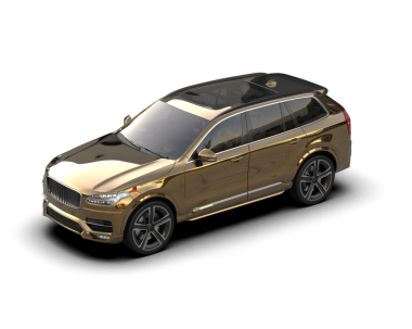 Gri arka planda modern lüks araba