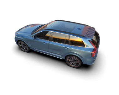 beyaz arka planda modern araba