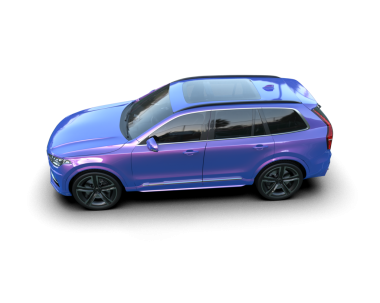 kırpma yolu ile beyaz arkaplanda izole edilmiş araba - illüstrasyon