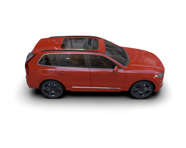 modern otomobil arka planda izole edildi