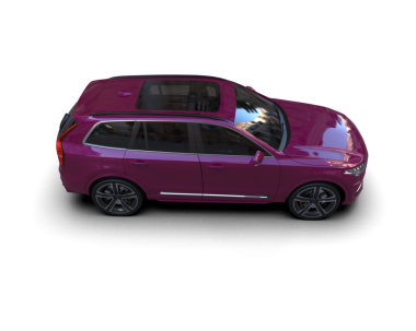 modern lüks araba siyah arka planda izole edilmiş. 3D görüntüleme - illüstrasyon