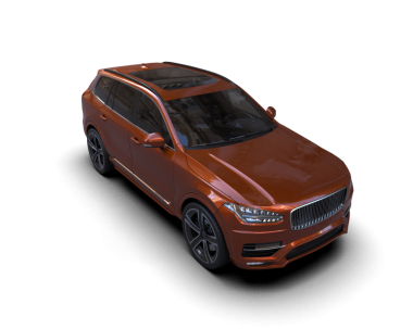 Gri bir arka planda modern lüks araba.