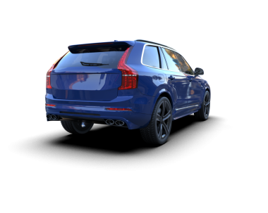 Stüdyo ortamında daha az genel bir konsept arabanın 3 boyutlu çizimi