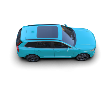 araba beyaz arkaplanda izole edildi