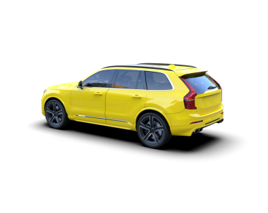 lüks araba beyaz zemin üzerine.