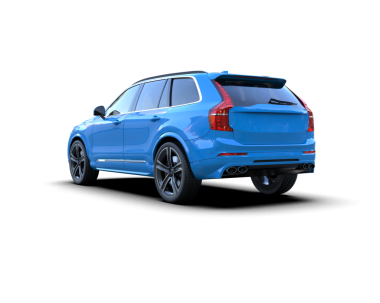 Araba arka planda izole. 3D görüntüleme - 3D