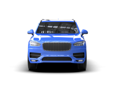 3 boyutlu mavi marka - daha az jenerik SUV araba.