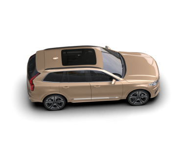 araba beyaz arkaplanda izole edildi