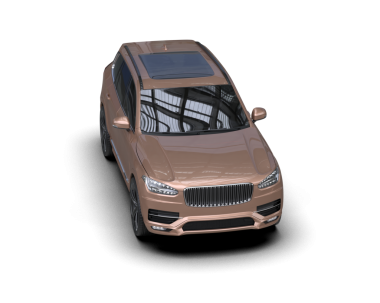 3 boyutlu markasız bir konsept arabanın markası.