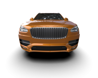 Lüks araba modern araba konsepti 3 boyutlu.