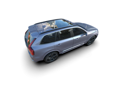 Araba siyah arka planda izole edilmiş. 3 Boyutlu Hazırlama.