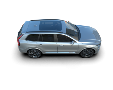 Modern araba. izole edilmiş siyah arka plan. 3 Boyutlu Hazırlama