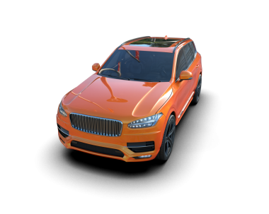 Stüdyo ortamında daha az genel bir konsept arabanın 3 boyutlu çizimi