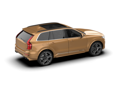 beyaz arka planda izole edilmiş gerçekçi modern araba - vektör