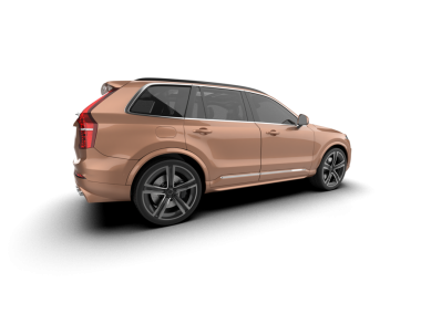 Üç boyutlu modern araba, beyaz arka planda, stüdyo arka planda..