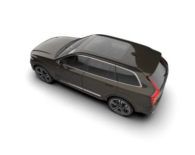 Siyah arka planda bir araba. yüksek kalite. 3d oluşturma