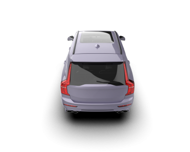 beyaz arkaplandaki modern araba 3 boyutlu görüntüleme