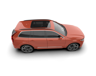 modern araba beyaz arkaplanda izole edildi