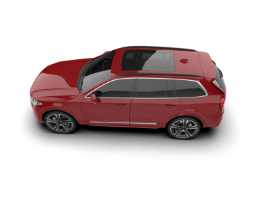 Beyaz arka planda modern bir araba. 3 Boyutlu Hazırlama