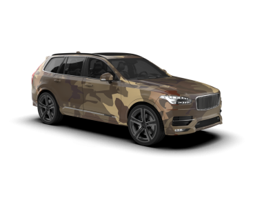 Modern lüks araba beyaz zemin üzerine