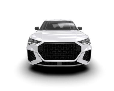 modern araba beyaz arkaplanda izole edildi