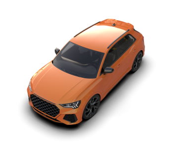 Modern araba arka planda izole edilmiş. 3D görüntüleme - illüstrasyon