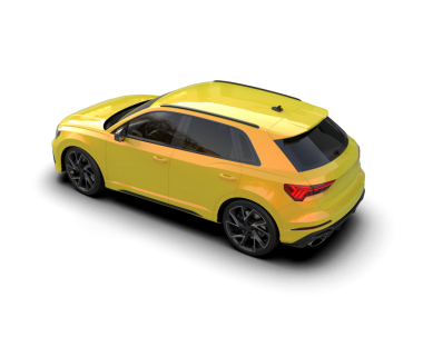 lüks modern araba siyah arka planda izole.