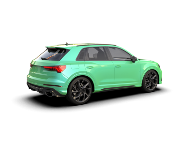 modern lüks araba beyaz arka planda izole edilmiş 3 boyutlu görüntüleme