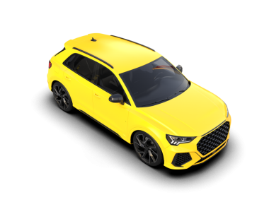 Sarı lüks spor otomobil