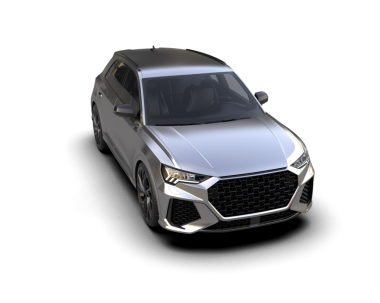 modern lüks araba siyah arka planda