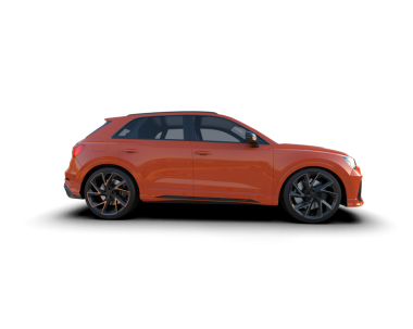 Beyaz arka planda kırmızı araba. 3d oluşturma