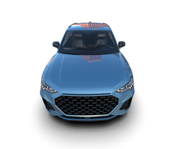 Modern spor araba. 3d oluşturma