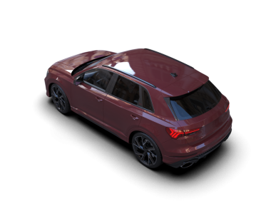 Beyaz arka planda lüks bir araba. 3d oluşturma