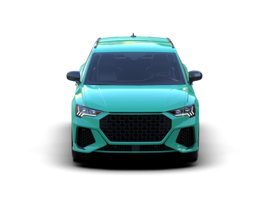 Araba arka planda izole. 3D görüntüleme - 3d illüstrasyon