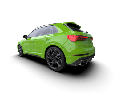 modern yeşil araba. 3 Boyutlu Hazırlama