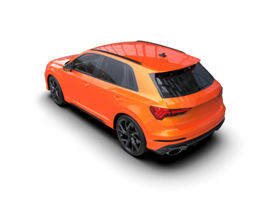 Arka planda izole edilmiş modern lüks araba. 3d oluşturma