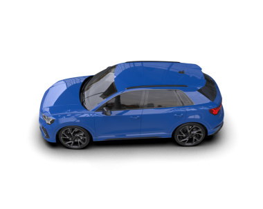 Siyah arka planı olan modern araba.